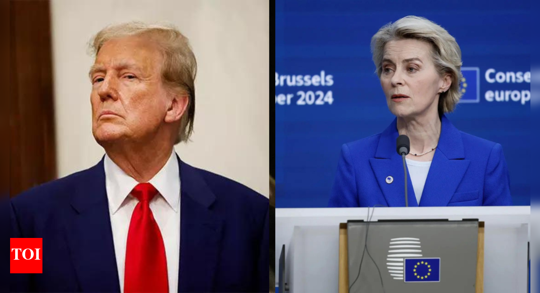 La amenaza arancelaria del 50% de Trump se avecina: la UE considera un acuerdo comercial temporal con nosotros; Von der Leyen presiona por ‚Acuerdo en principio‘