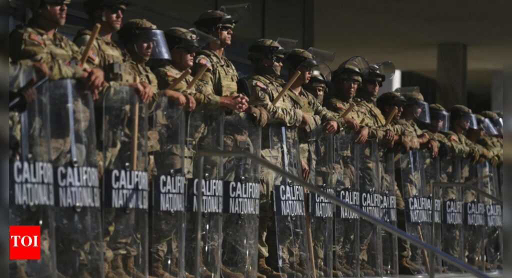 Trump erleichtert das Vorgehen der Einwanderung? 2.000 Truppen der Nationalgarde, um Los Angeles zu verlassen; Newsom nennt sie „politische Bauern des Präsidenten“