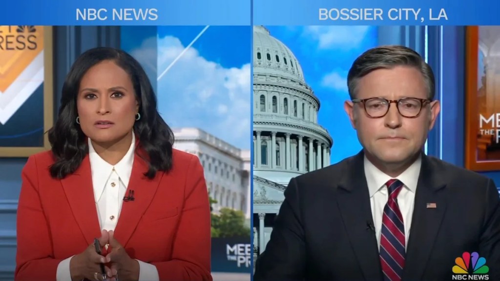 Sprecher Mike Johnson schlägt Ghislaine Maxwells 20-jährige Haftstrafe: ‚A Petance‘