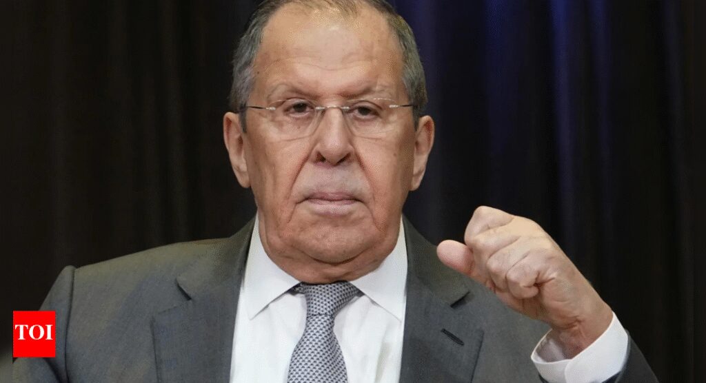 „Ein echter Krieg“: Russisches FM Lavrov beschuldigt EU, NATO für den Ukraine -Konflikt; zitiert direkte Rolle