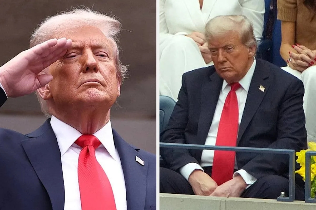 Die Leute verlieren es absolut gegen Donald Trump, der beim US Open Finale ausgebuht wird Die Leute verlieren es absolut gegen Donald Trump, der beim US Open Finale ausgebuht wird