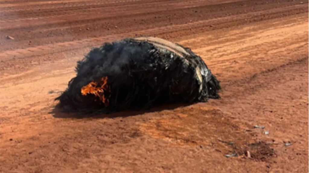 „Es … brannte, als es gefunden wurde“