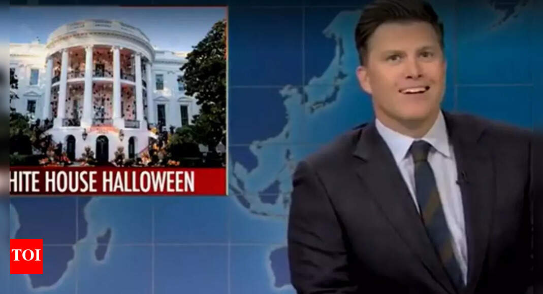 Das „Weekend Update“ von SNL wird düster, als Colin Jost sich über Trumps Halloween-Clip lustig macht | Weltnachrichten Das „Weekend Update“ von SNL wird düster, als Colin Jost sich über Trumps Halloween-Clip lustig macht | Weltnachrichten
